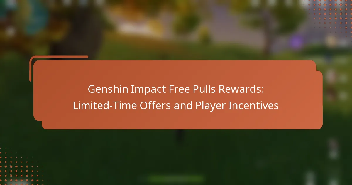 Genshin Impact Free Pulls Rewards: Limited-Time Offers and Player Incentives