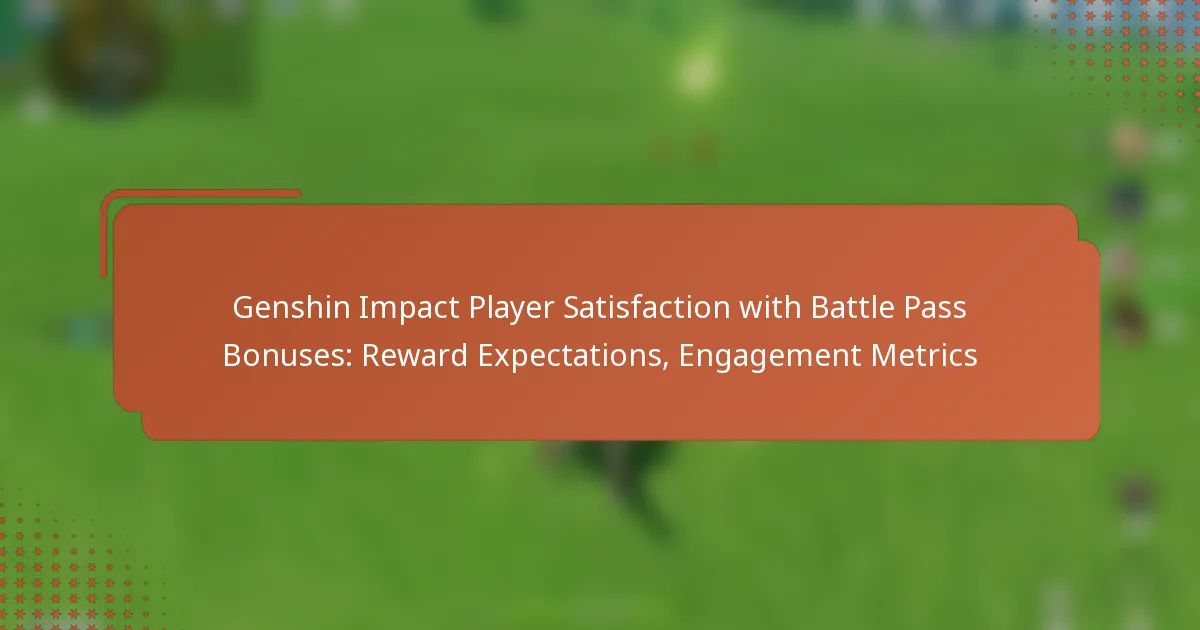 Genshin Impact Player Satisfaction with Battle Pass Bonuses: Reward Expectations, Engagement Metrics
